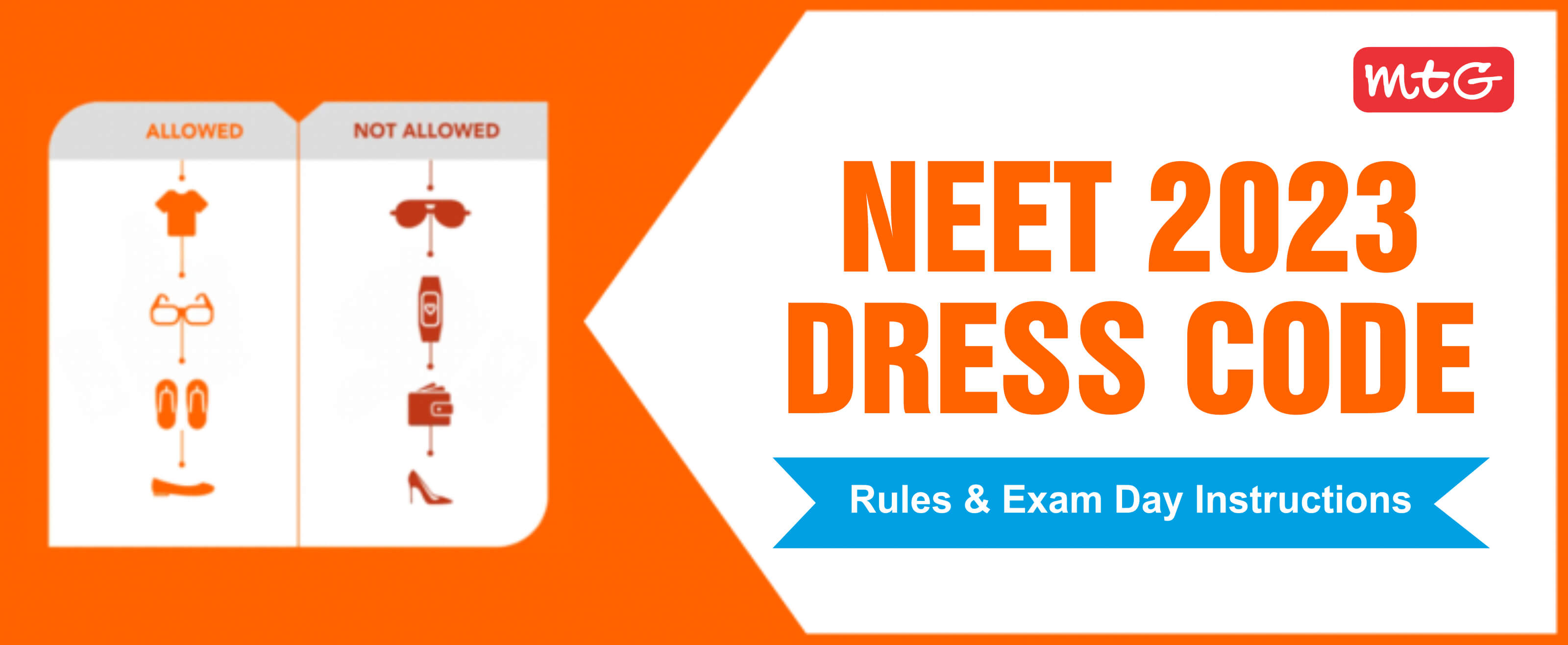 NEET Dress Code 2023 For Males and Females by NTA