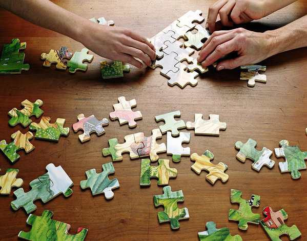 Engagement Activities For Children - textbooks puzzle