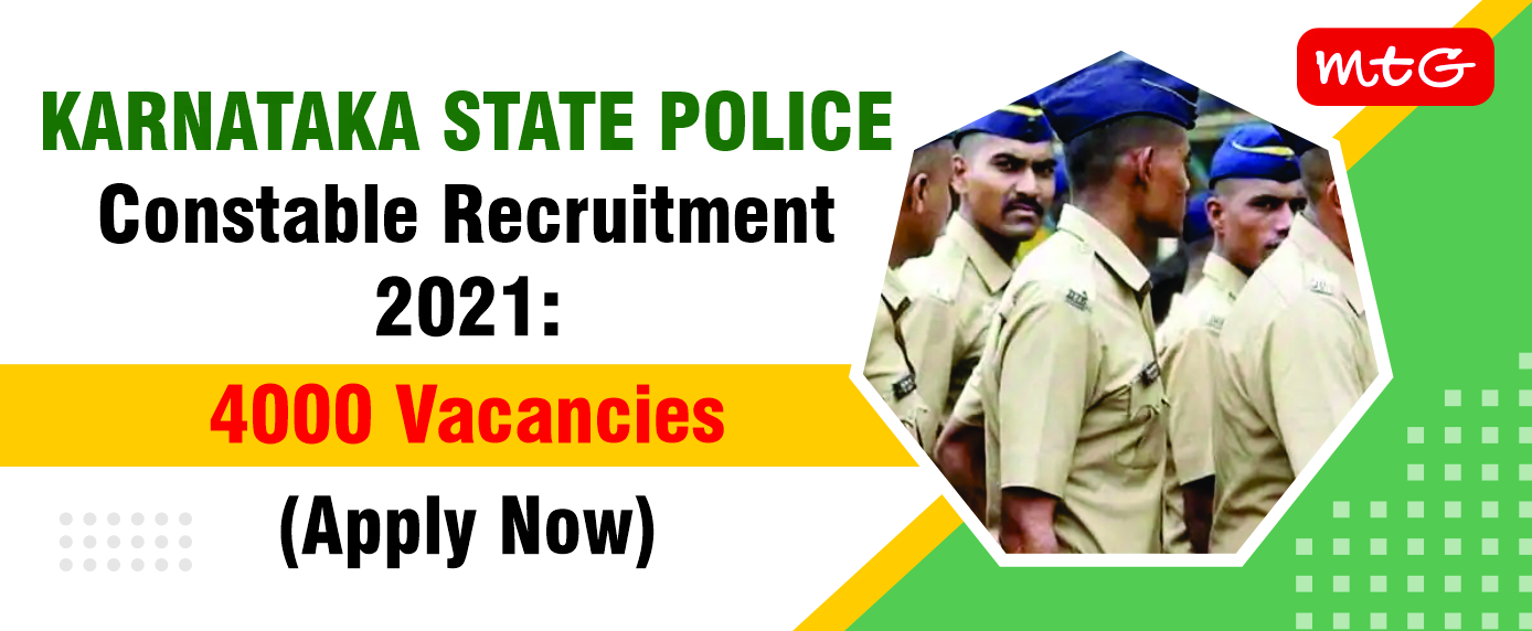 Karnataka State Police Constable Recruitment 2021