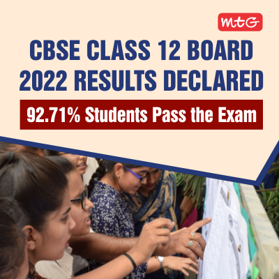 CBSE Class 12 Board 2022 Results Declared - MTG Blog