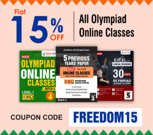 Independence Day 2023 flat 15% off coupon on all olympiad online classes