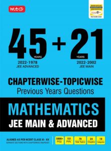 45+21 Years Chapterwise Topicwise Solutions Maths for JEE