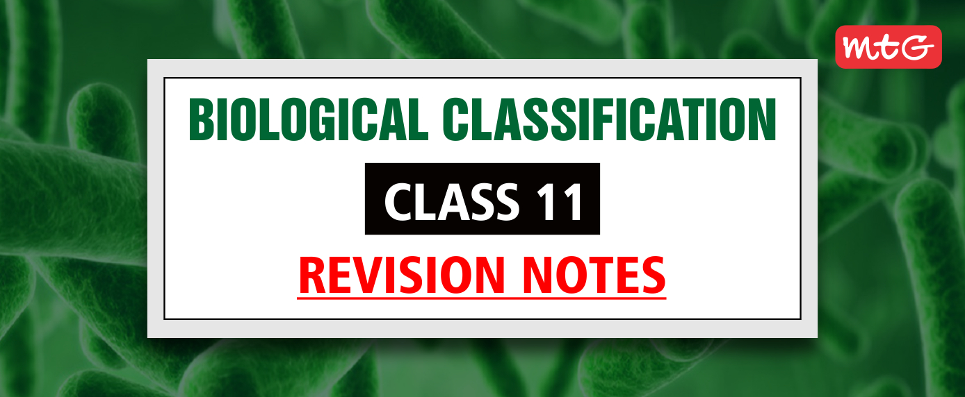 Biological Classification Class 11 Notes for NEET - MTG Blog