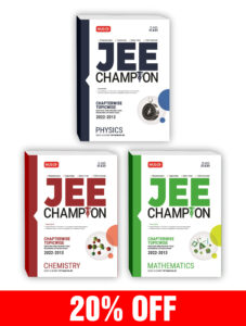 JEE Champion Combo-Phy, Chem and Maths