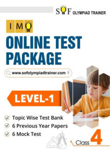 IMO Online Test Package for class 4 level 1 