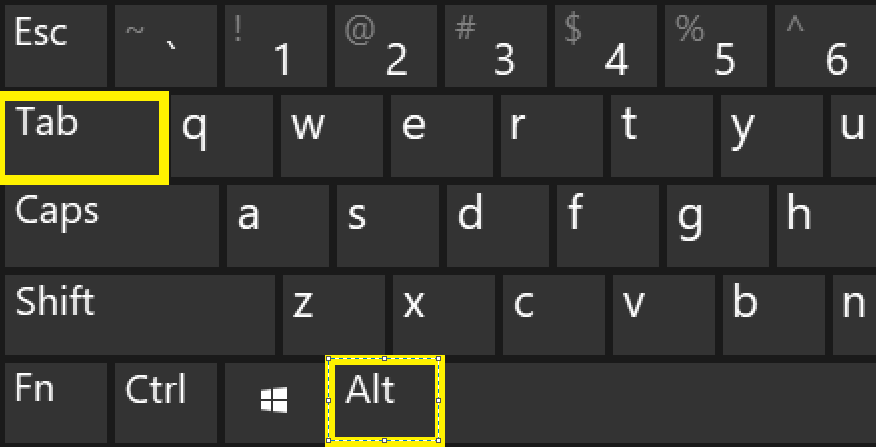 Alt + Tab