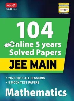 104 online 5 years solved papers 