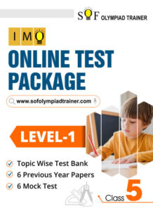 IMO Online Test Package for class 5 level 1 