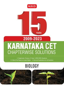 15 years KCET biology book