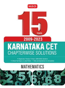 15 years KCET Mathematics book
